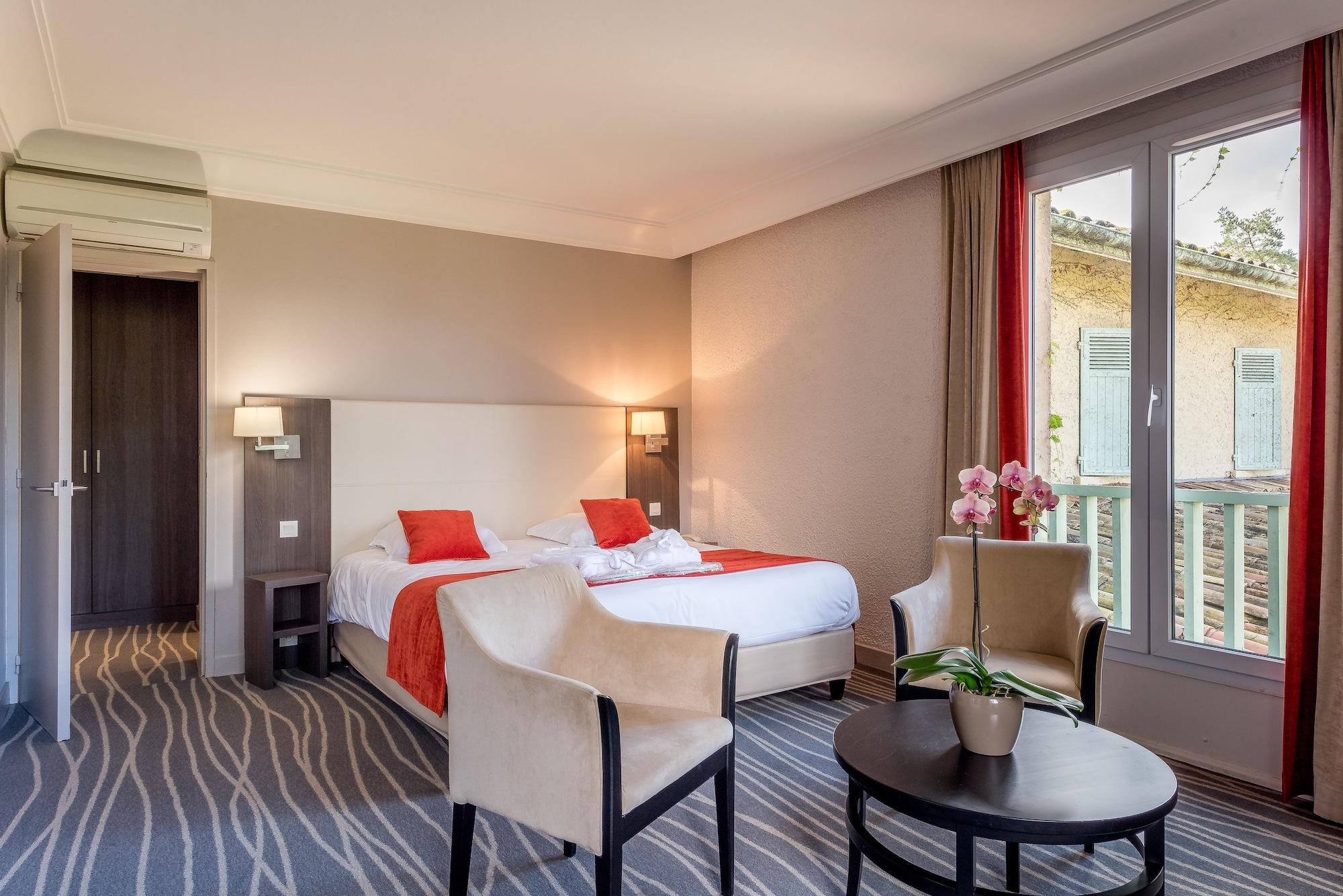 Logis Hotels- Hotel Et Restaurant Domaine De Fompeyre Bazas Exteriör bild