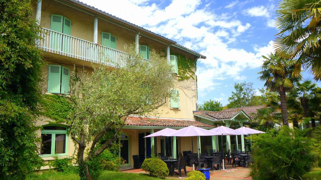 Logis Hotels- Hotel Et Restaurant Domaine De Fompeyre Bazas Exteriör bild