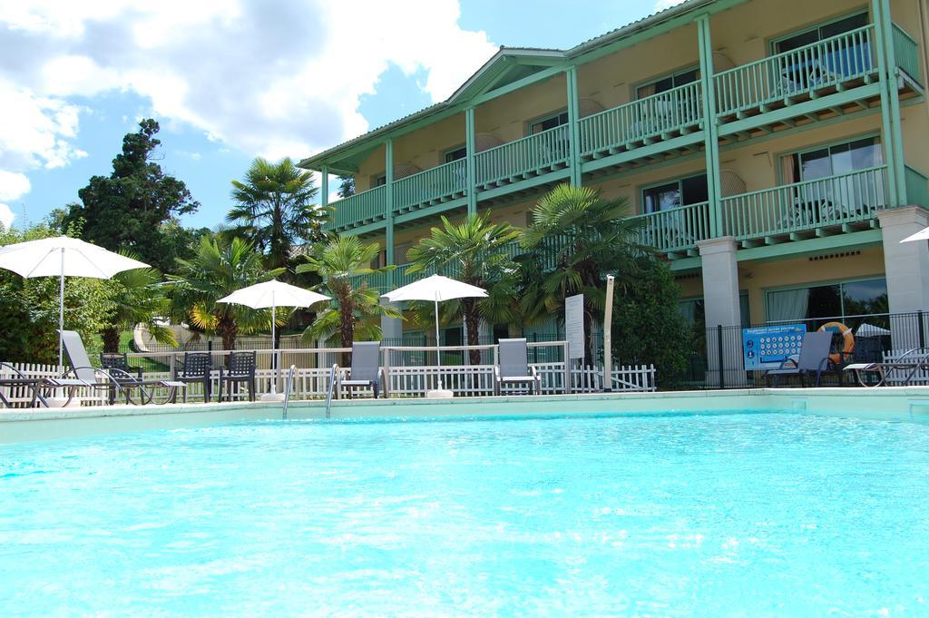 Logis Hotels- Hotel Et Restaurant Domaine De Fompeyre Bazas Exteriör bild
