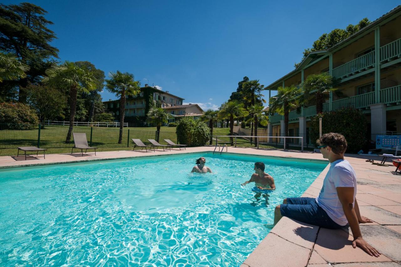Logis Hotels- Hotel Et Restaurant Domaine De Fompeyre Bazas Exteriör bild